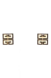 Givenchy 4g Golden Stud Earrings In Golden Yellow