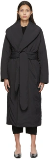 TOTÊME BLACK DOWN dressing gown COAT