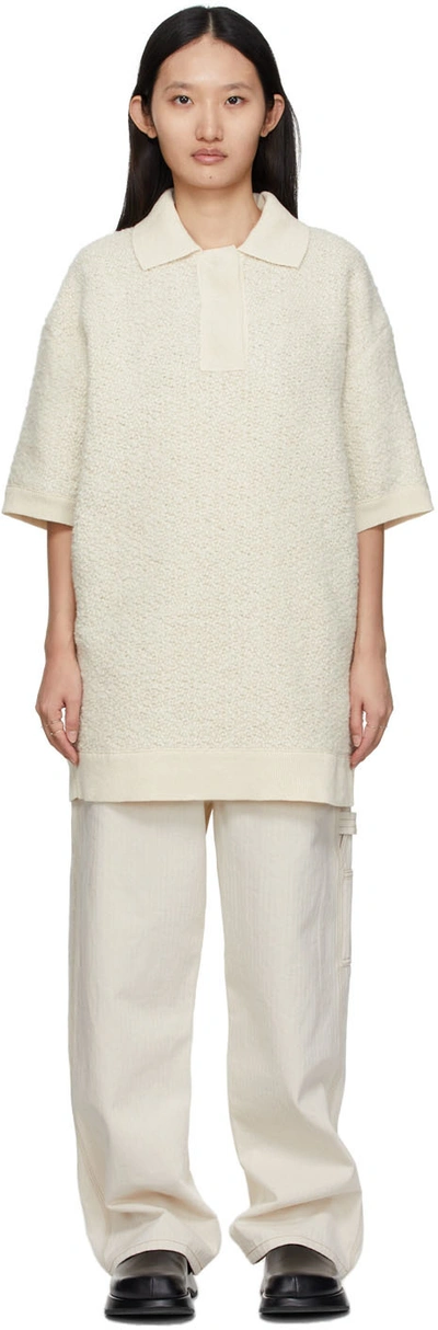 Isabel Marant Imelda Knitted Top In Powder