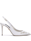 DOLCE & GABBANA POINTED-TOE SLINGBACK PUMPS