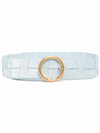 BOTTEGA VENETA INTRECCIATO ROUND-BUCKLE BELT