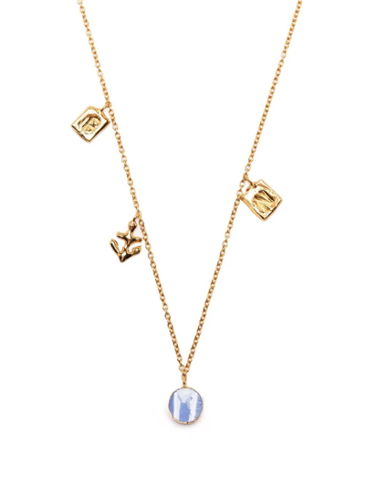 Nick Fouquet Multi-charm Necklace In Gold