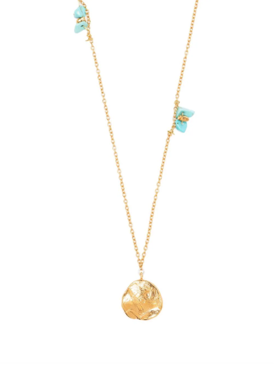 Nick Fouquet Stone-pendant Long Necklac In Gold