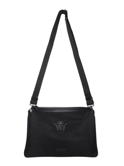 Versace The Medusa Shoulder Bag In Black