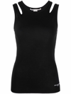 Stella Mccartney Cut-out Detail Vest In Black