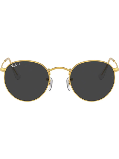 Ray Ban Round-frame Sunglasses In Black