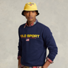 Ralph Lauren Polo Sport Fleece Sweatshirt In Cruise Navy