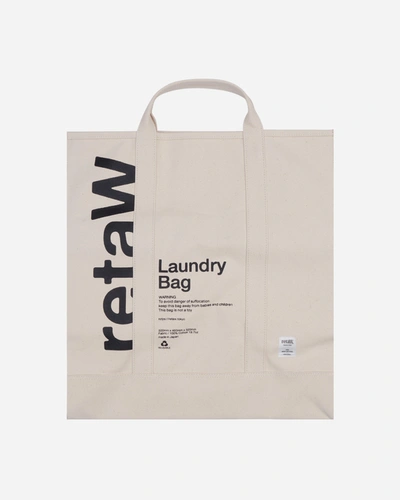 Reta-w Logo Laundry Bag In White