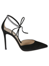 Gianvito Rossi Brilliant 105 Crystal-embellished Leather Pumps In Black