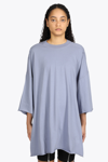 DRKSHDW TOMMY T LILAC COTTON OVERSIZED T-SHIRT - TOMMY T