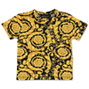 VERSACE VERSACE T-SHIRT STAMPA BAROCCA IN JERSEY DI COTONE