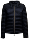 SAVE THE DUCK ALICE QUILTED BLACK NYLON DOWN JACKET