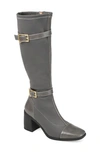 Journee Collection Gaibree Buckle Boot In Grey