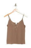 Melrose And Market Lace Cami In Brown Shiitake