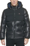 Tommy Hilfiger Heavyweight Hooded Puffer Jacket In Black