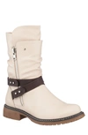 Gc Shoes Brandy Motorcycle Boot In Beige