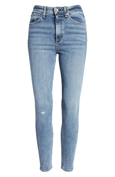 Rag & Bone Nina High Waist Ankle Skinny Jeans In Norwalk