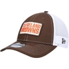 NEW ERA NEW ERA BROWN CLEVELAND BROWNS 9FORTY TRUCKER SNAPBACK HAT