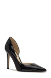 Nine West Women's Folowe D'orsay Stiletto Pumps In Black Patent