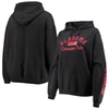 Pressbox Black Alabama Crimson Tide Rock N Roll Super Oversized Pullover Hoodie In Black
