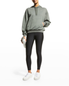 Alo Yoga Accolade French Terry Hoodie In Dark Cactus
