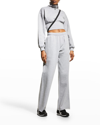 Alo Yoga Gender Inclusive Accolade Straight Leg Sweatpants In Athletic Heather