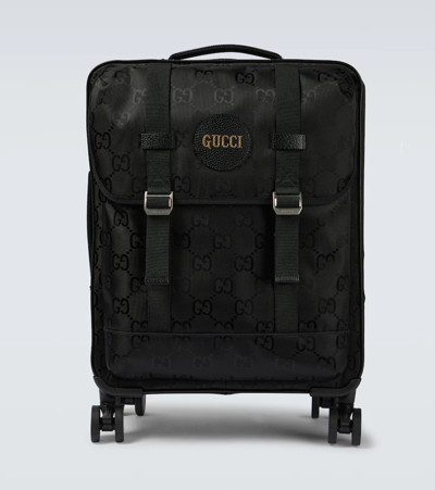 Gucci Off The Grid Gg-jacquard Nylon Carry-on Suitcase In Nero/ner/ner/ner/ner