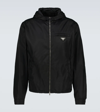 Prada Black Re-nylon Jacket In Nero