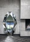 Reflections Copenhagen Xl Silver Diamond Mirror