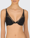 Natori Cherry Blossom Convertible Contour Underwire Bra 721191 In Pearl Blue