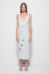 Spring 2022 Ready-to-wear Ezra Wrap Dress In Lichen