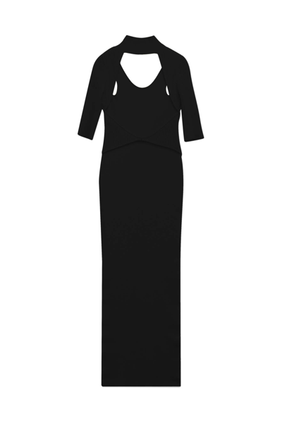 Spring 2022 Ready-to-wear Joanna Midi Dress In Black