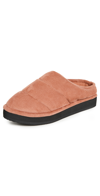 Loeffler Randall Otto Puffer Slippers In Tan