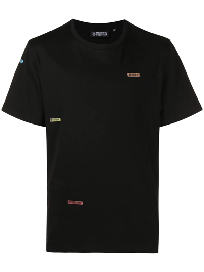 Mostly Heard Rarely Seen Barcode Patch Cotton T-shirt In Black
