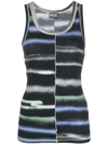 DIESEL T-ANKYCUT STRIPED waistcoat TOP