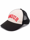 ZADIG & VOLTAIRE EMBROIDERED-AMOUR BASEBALL CAP