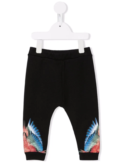 Marcelo Burlon County Of Milan Black Trousers Baby Unisex