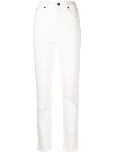 Slvrlake Beatnik High-rise Stretch Skinny Jeans In White