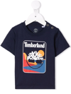 Timberland Logo-print Short-sleeve T-shirt In Blue