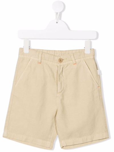 Paul Smith Junior Beige Teen Boy Bermuda Shorts