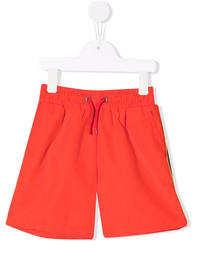 Paul Smith Junior Teen Boys Reactive Swim Shorts In Red