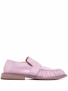 MARSÈLL ESTIVA RUCHED LEATHER LOAFERS