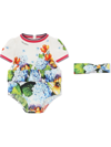 DOLCE & GABBANA FLORAL-PRINT BODY SET