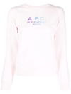 APC RUE MADAME PARIS COTTON SWEATSHIRT