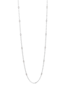 ADRIANA ORSINI WOMEN'S ELEVATE OVAL CUBIC ZIRCONIA PAPER CLIP STATION NECKLACE