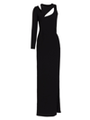 MONOT WOMEN'S ONE-SLEEVE CUT-OUT GOWN