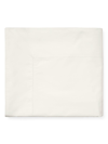 Sferra Giza 45 Percale Queen-size Flat Sheet In Ivory