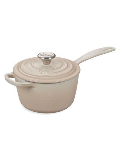 Le Creuset 1.75-quart Signature Cast Iron Saucepan In Nocolor