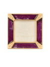 Jay Strongwater Leland Pave Corner Square Picture Frame, Plum