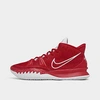 Nike Kyrie 7 High-top Sneakers In University Red/white/university Red